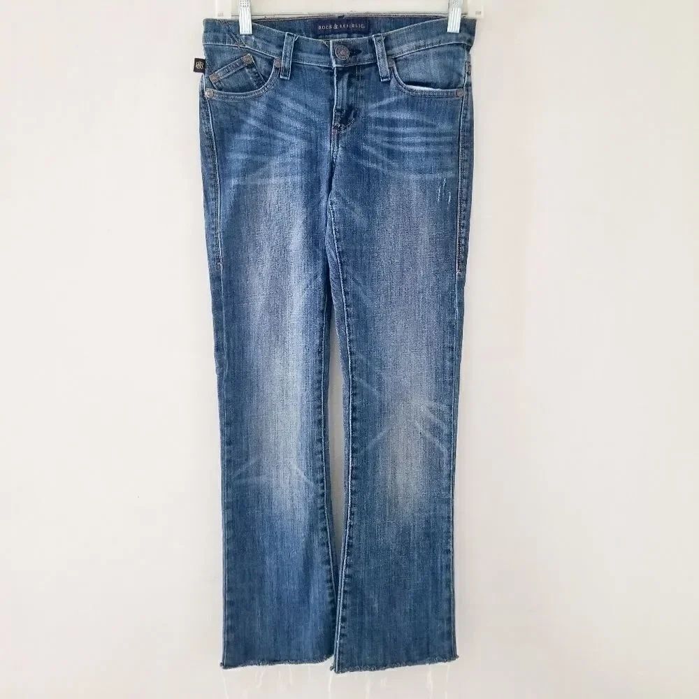 Rock & Republic Kasandra jean with raw hem